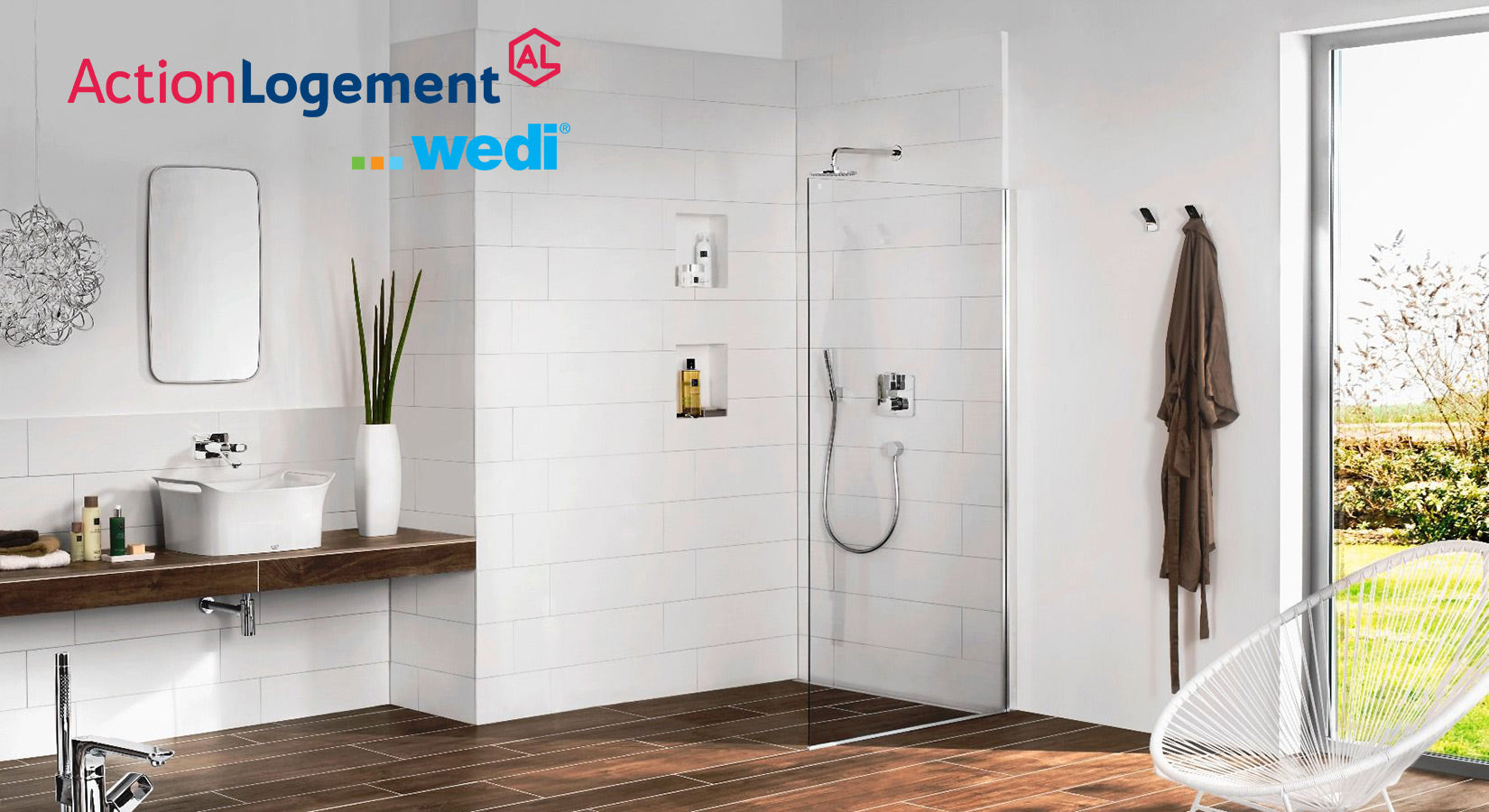 wedi soutient « Action Logement » pour l’aménagement des salles de bains