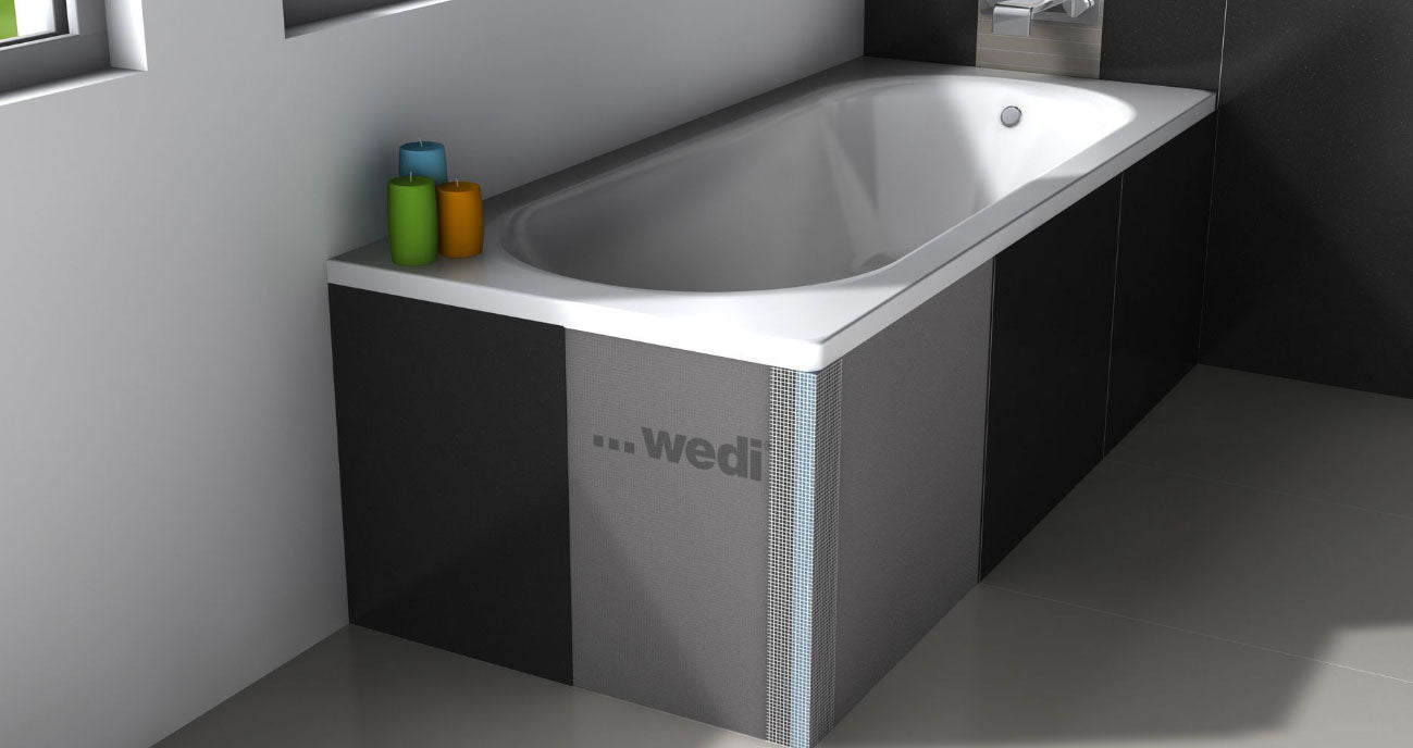 wedi Bathboard, habillage pour baignoires et receveurs de douche