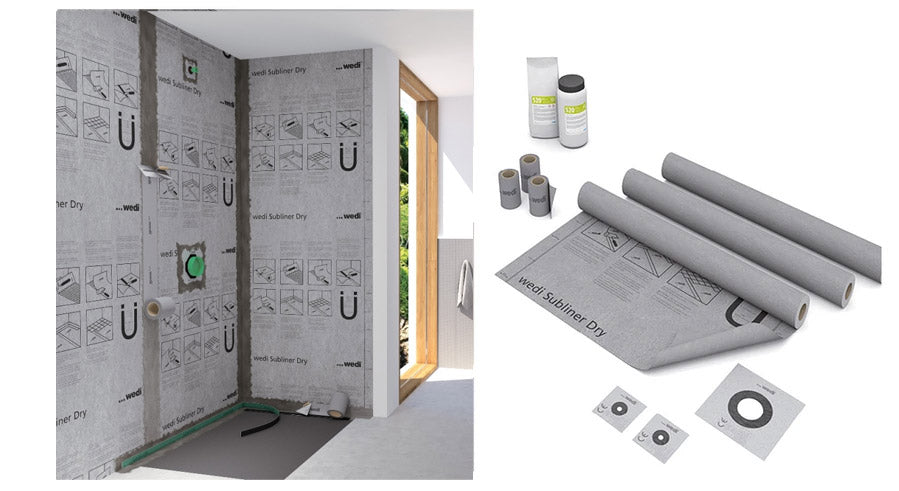 Kit d’étanchéité wedi Tools pour mur
