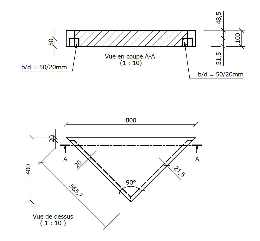 600 × 300 × 100 mm