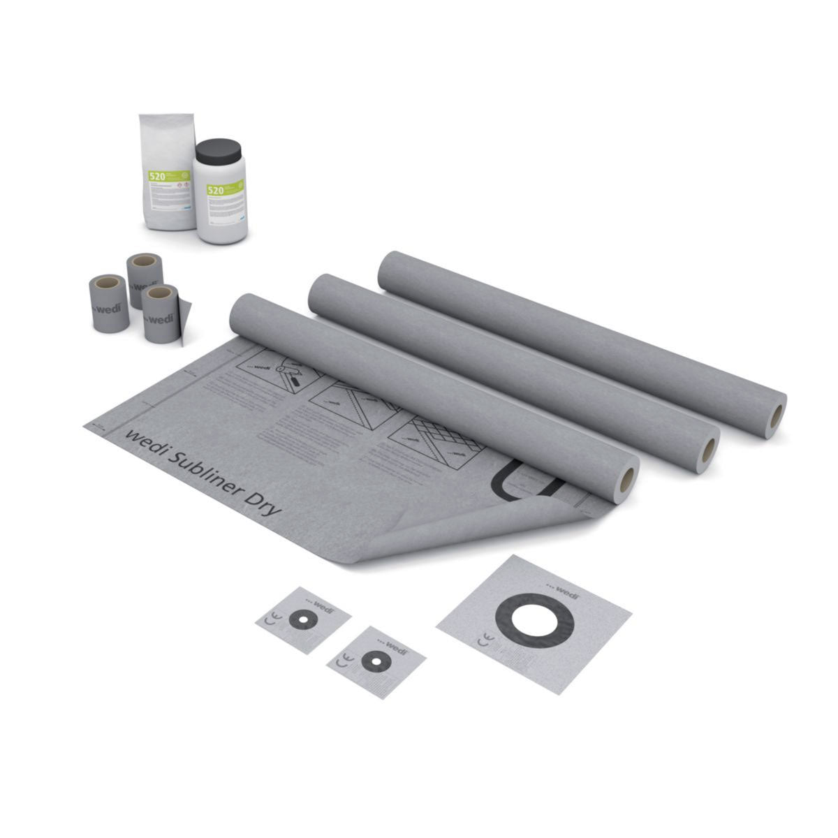 Kit d’étanchéité wedi Tools pour mur