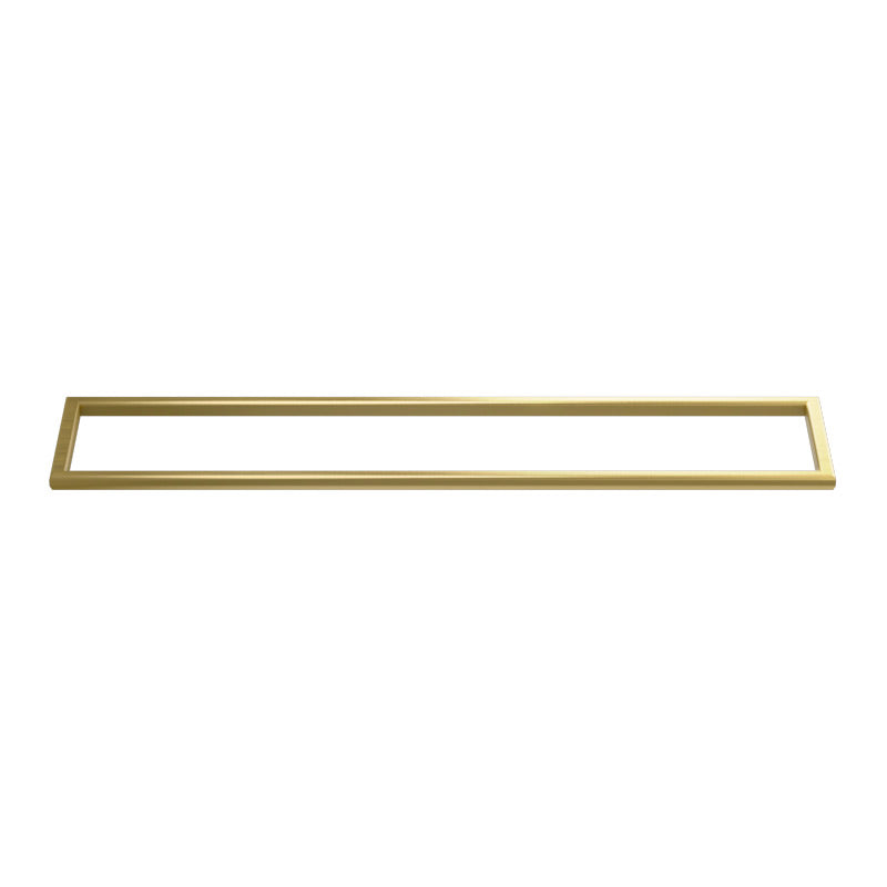 Cadre de canal rectangulaire wedi Fundo pour évacuation linéaire, inox brossé, or métal