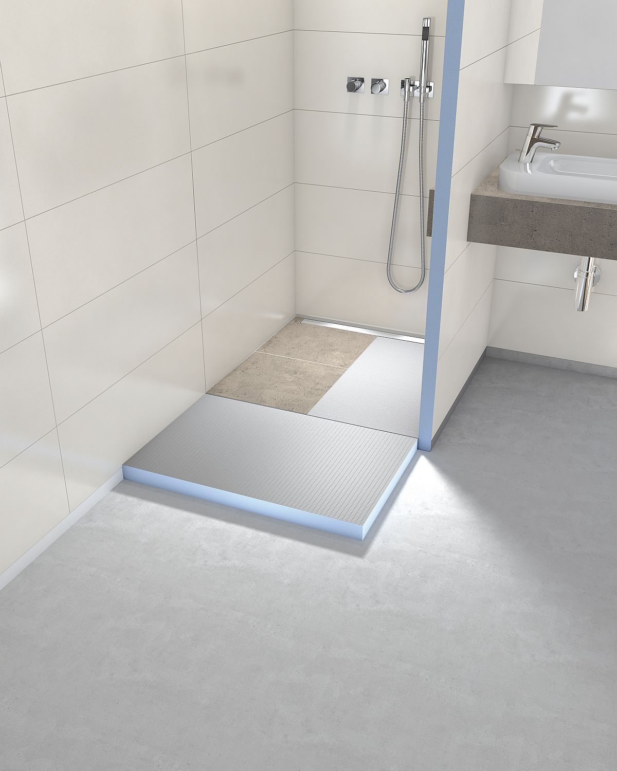 Panneau pré-penté wedi pour receveur Fundo Primo