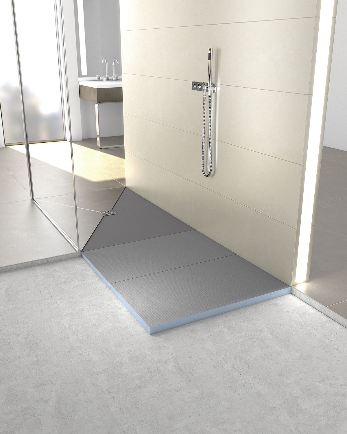 Panneau pré-penté wedi pour receveur Fundo Primo