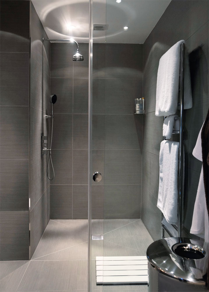 Receveur de douche complet wedi Fundo Plano carré, écoulement centré DN40