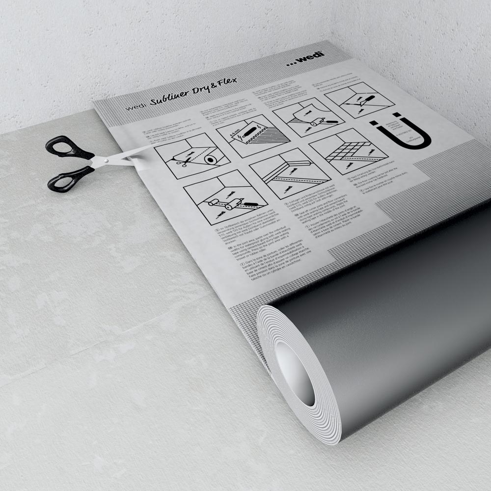 Natte d’étanchéité et de désolidarisation wedi Subliner Dry & Flex
