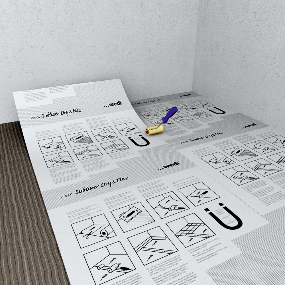 Natte d’étanchéité et de désolidarisation wedi Subliner Dry & Flex