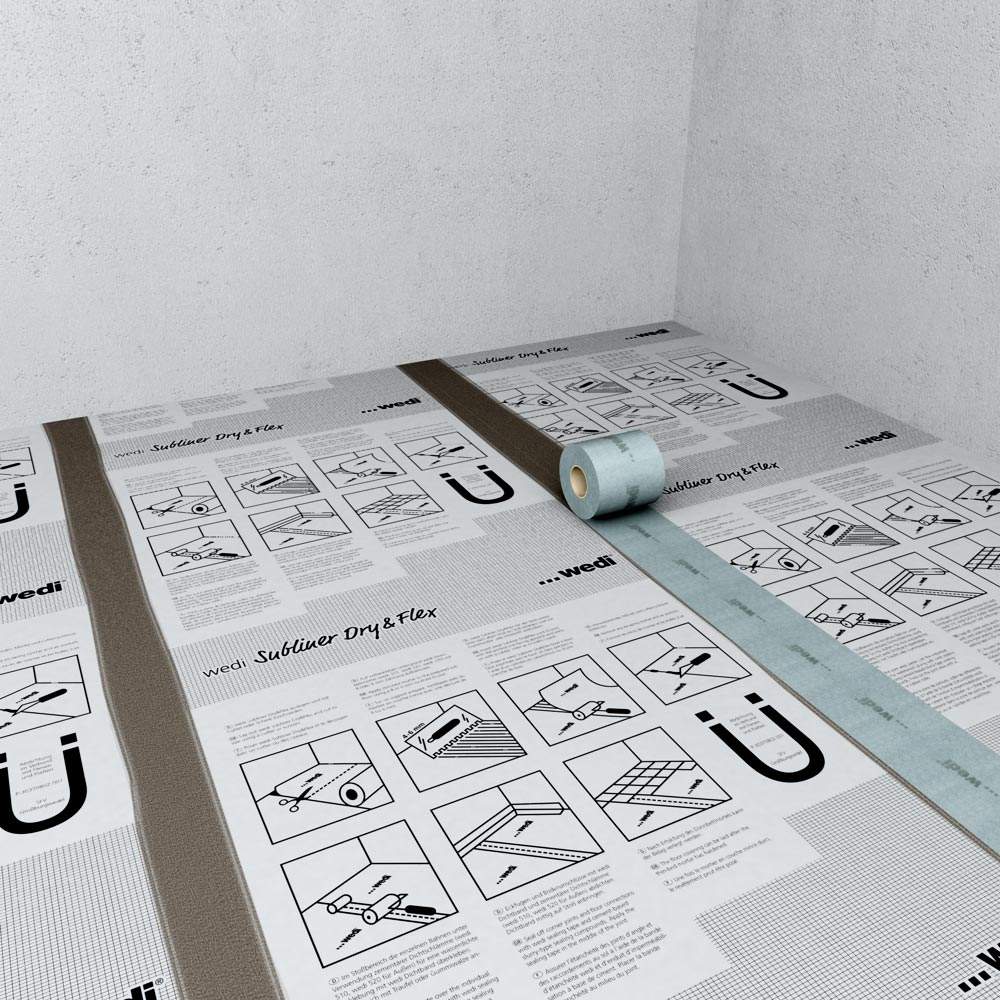 Natte d’étanchéité et de désolidarisation wedi Subliner Dry & Flex