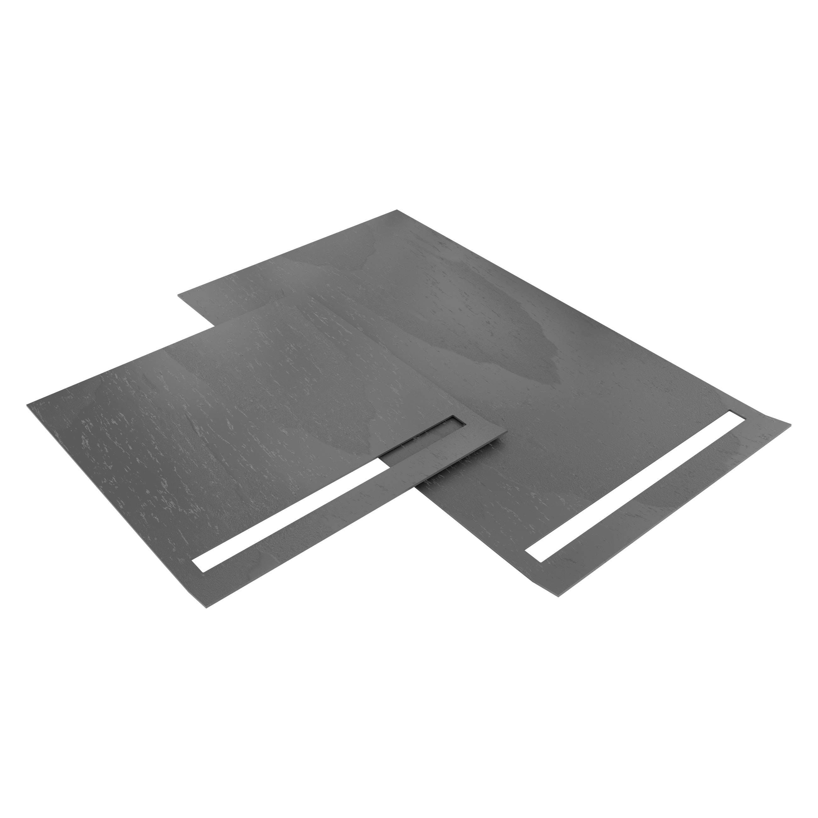 Fundo Top Riolito revêtement prêt-à-poser, aspect pierre naturelle, concrete gris