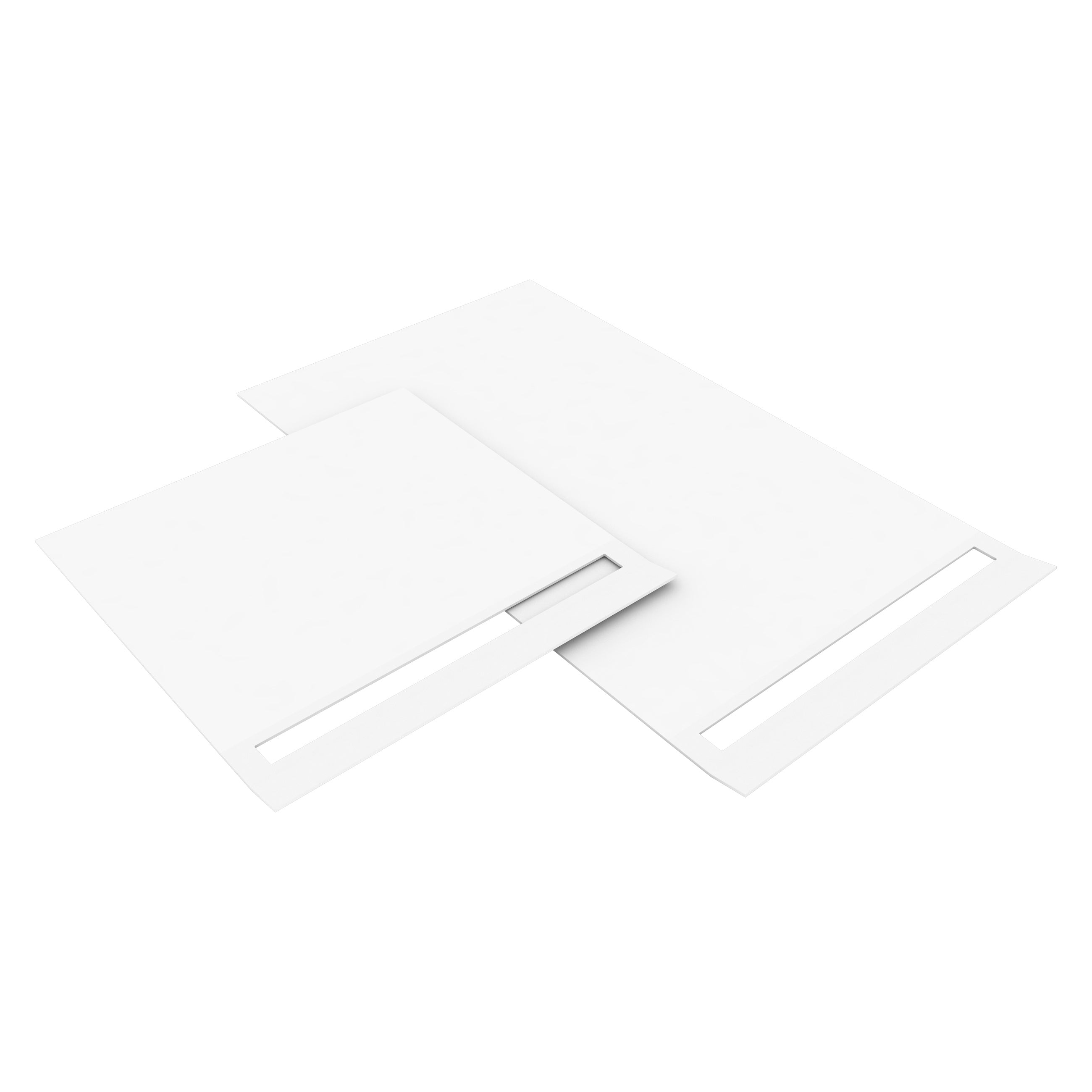 Fundo Top Riolito revêtement prêt-à-poser, homogène pure blanc