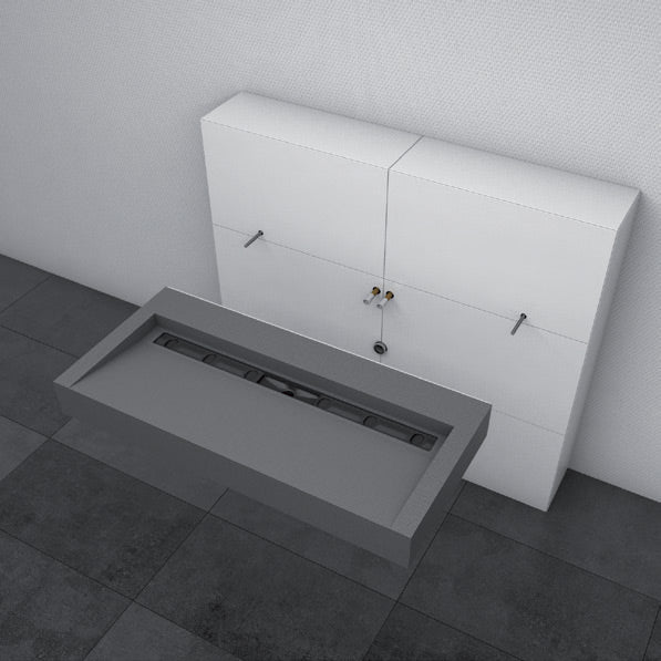 Mise en place d'un vasque wedi dans une salle de bain