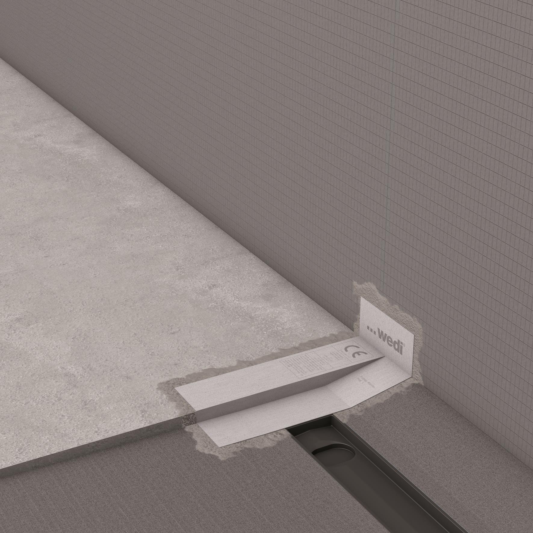 Angle d’étanchéité de pente wedi Tools pour Fundo Riolito neo, Plano Linea