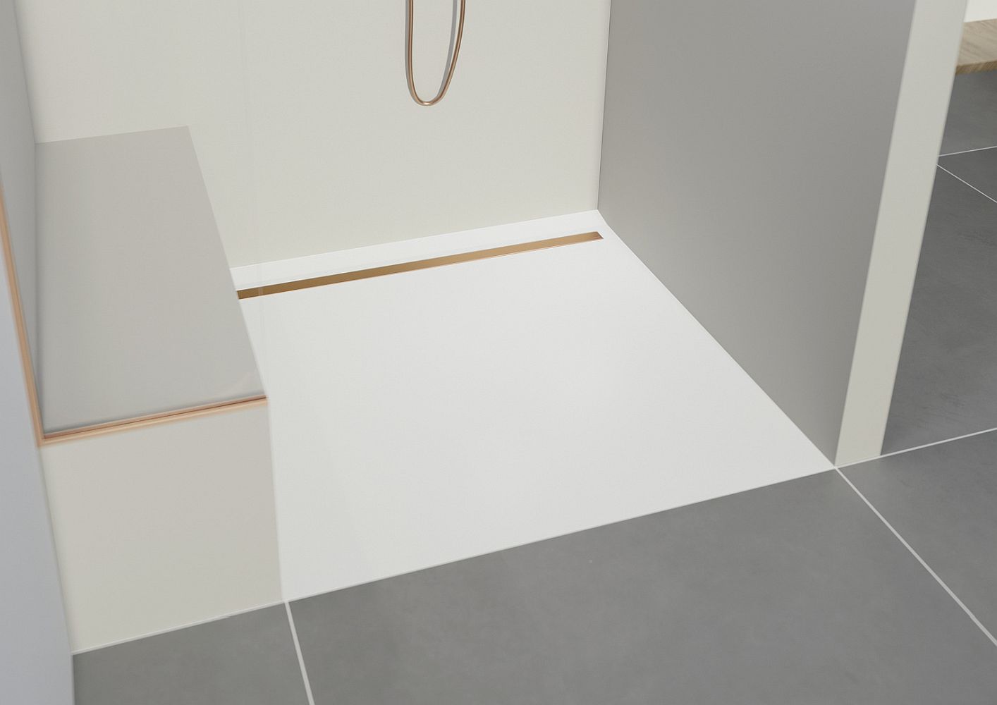 Fundo Top Riolito revêtement prêt-à-poser, homogène pure blanc