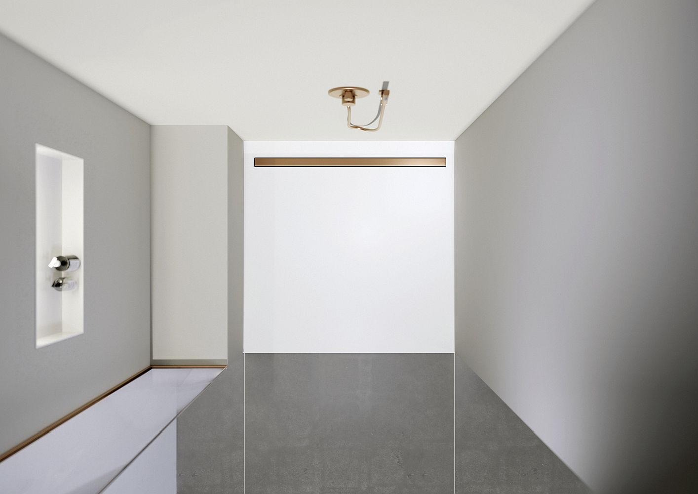 Revêtement pour receveur de douche Fundo Riolito Neo gris wedi