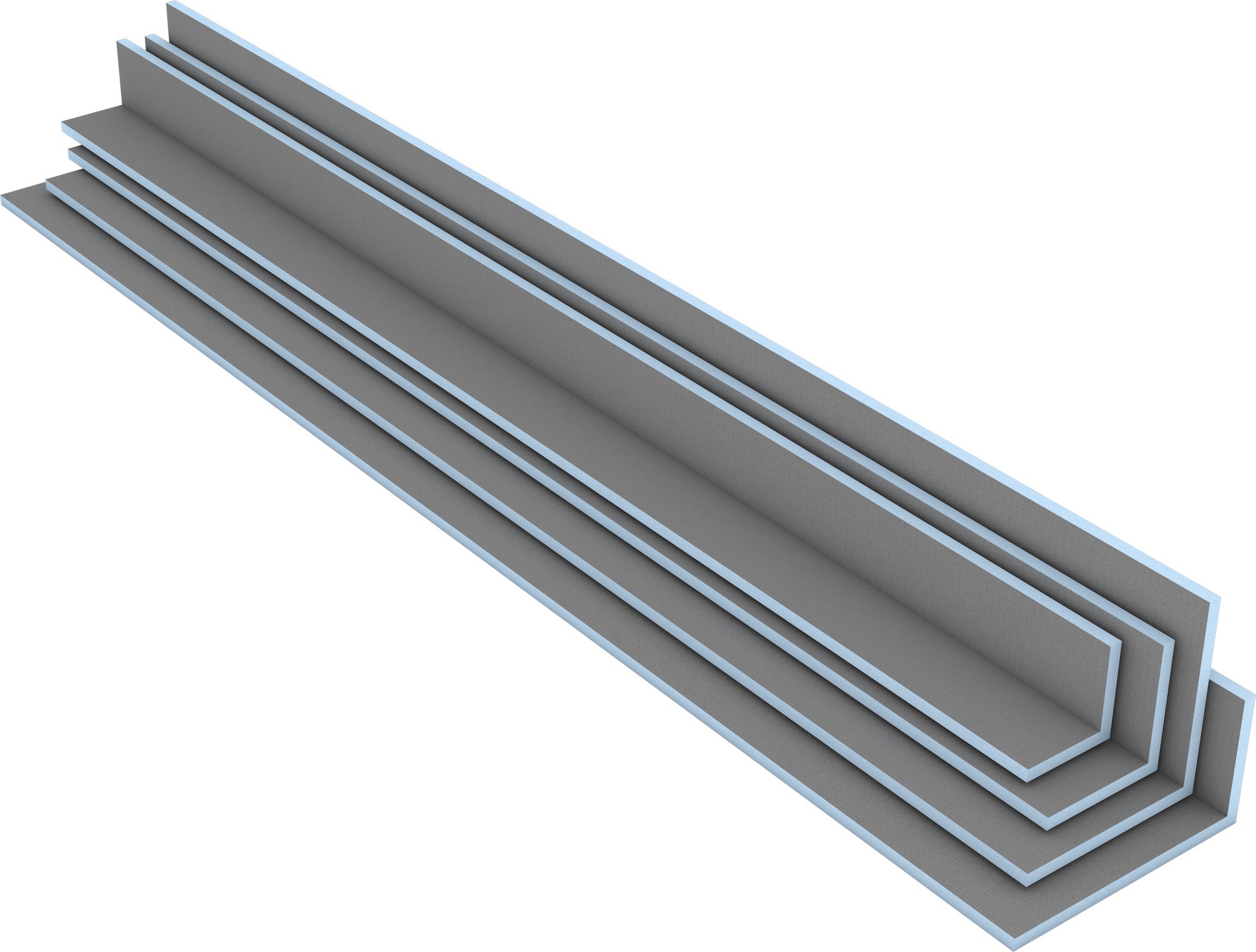 Coffre d'habillage wedi Mensolo en forme de L