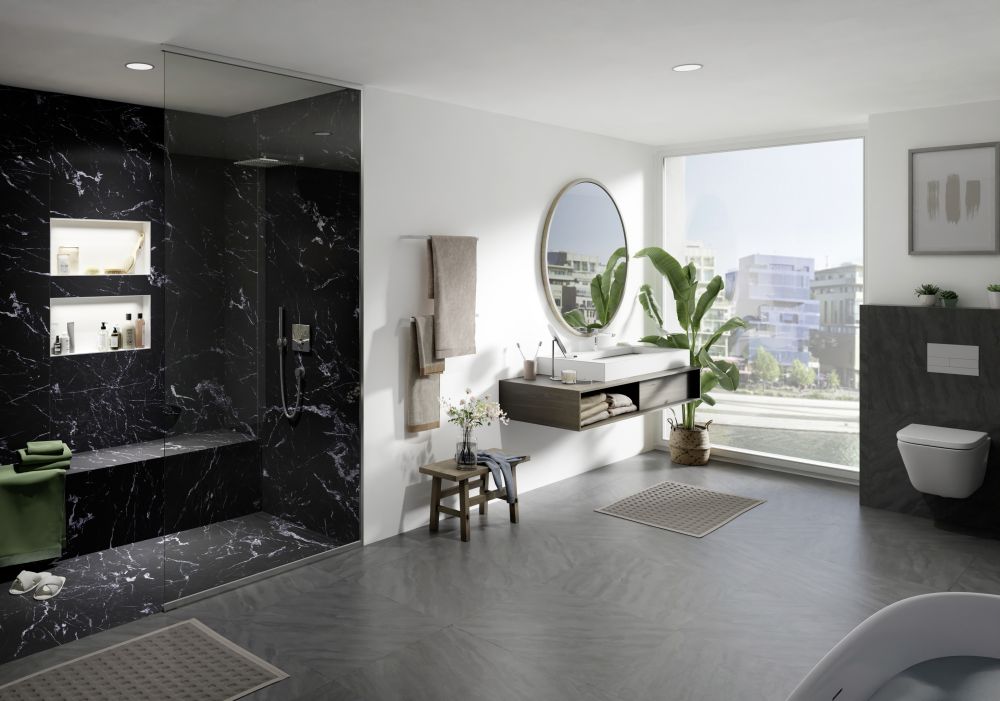 Revêtement mural douche wedi Top Wall - Aspect Marbre