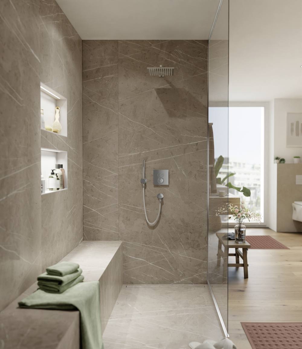 Revêtement mural douche wedi Top Wall - Aspect Marbre