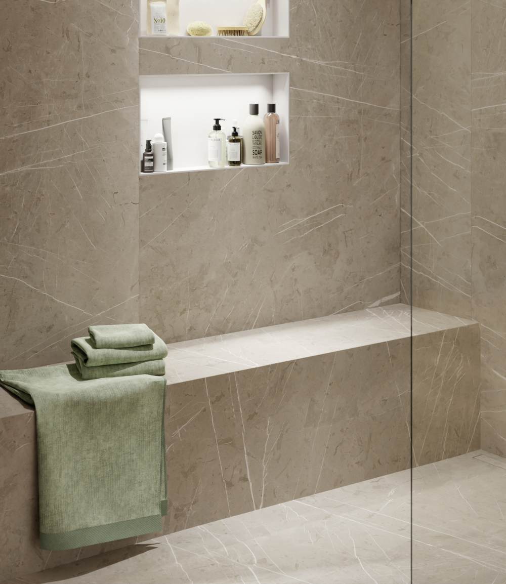 Revêtement mural douche wedi Top Wall - Aspect Marbre