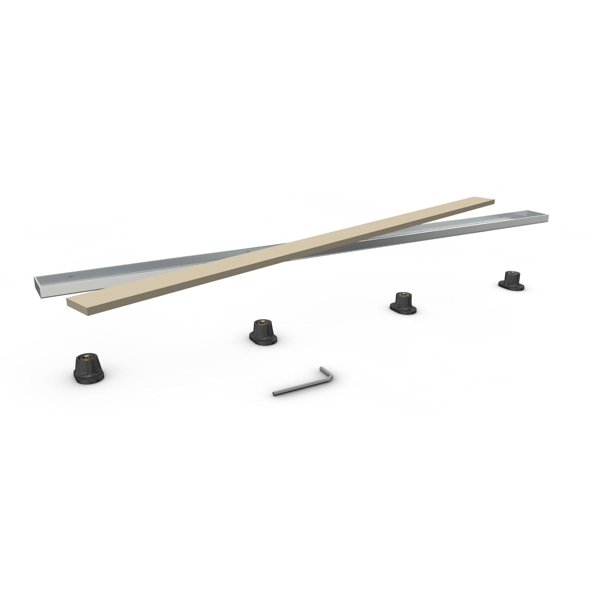 Barrette de finition wedi Fundo Top Kit pour receveur Fundo Riolito neo
