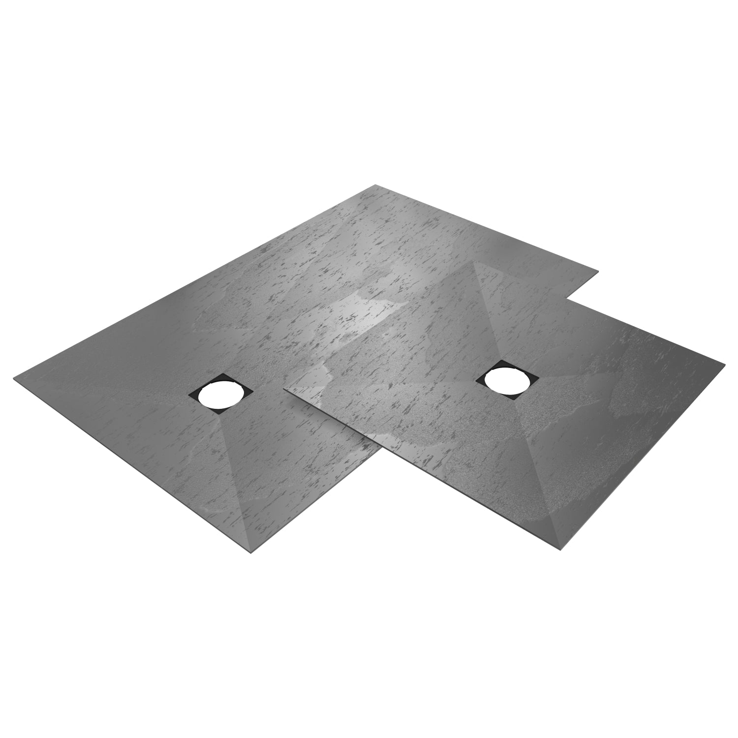 Fundo Top Plano revêtement prêt-à-poser, apparence pierre naturelle, concrete gris
