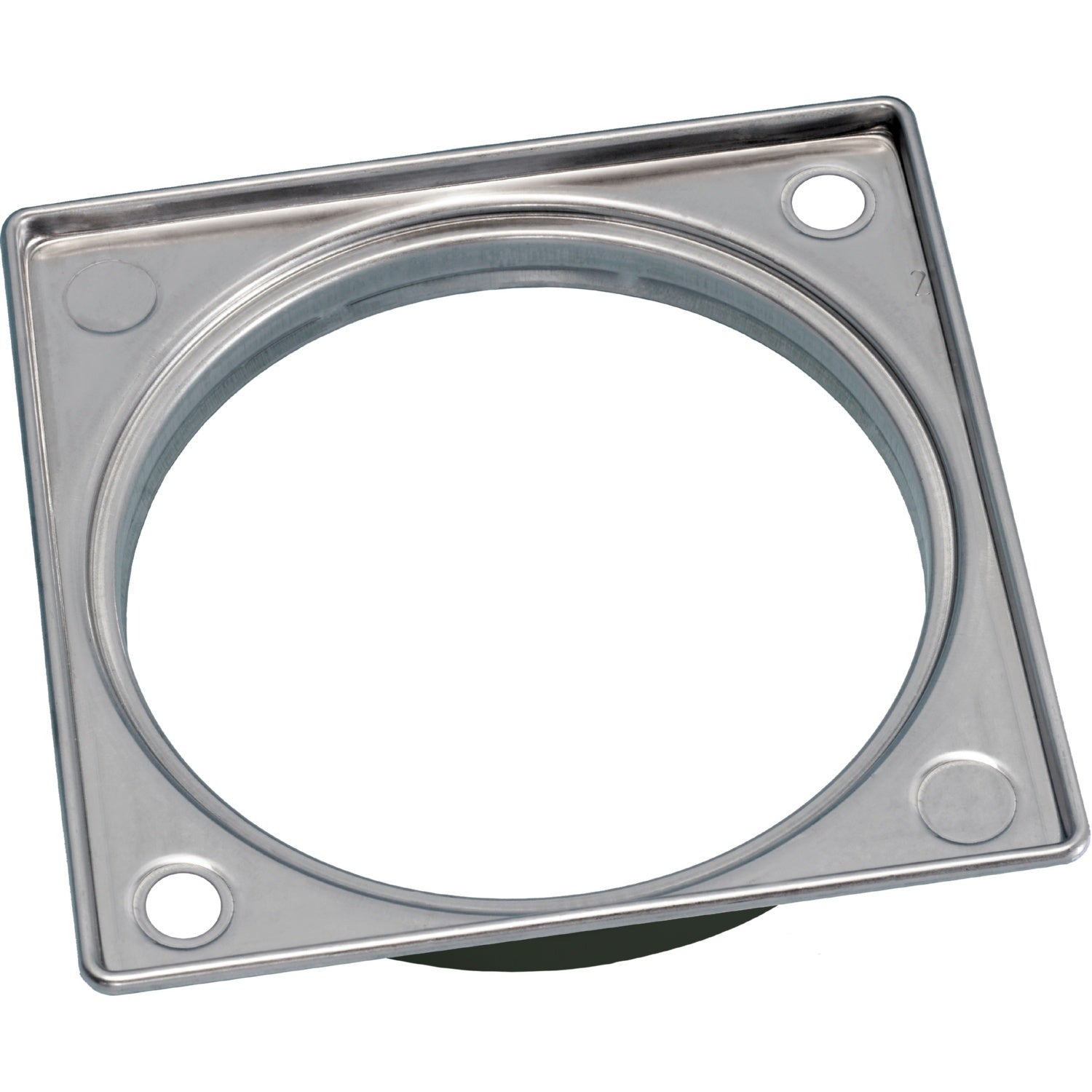 Cadre de grille carré en inox pour écoulements en un point Fundo