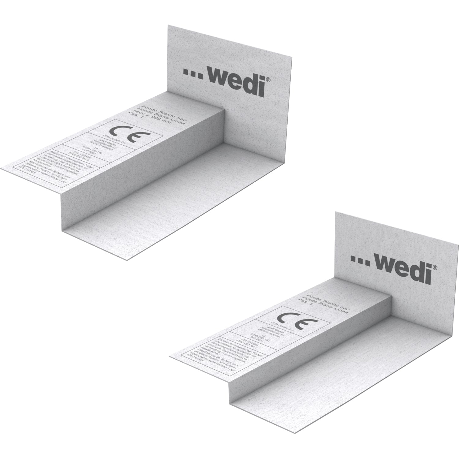 Angle d’étanchéité de pente wedi Tools pour Fundo Riolito neo, Plano Linea