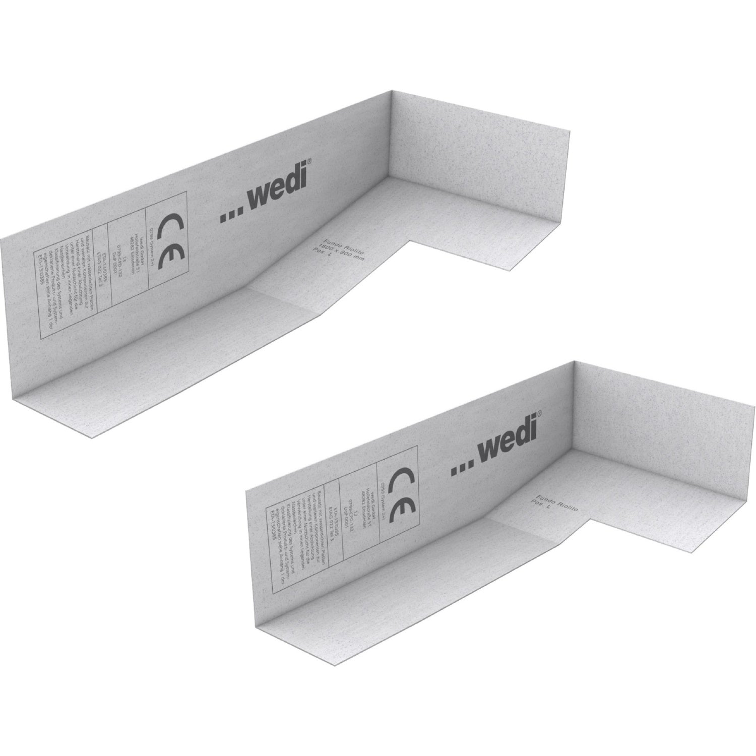 Angle d’étanchéité de pente wedi Tools pour installation en angle