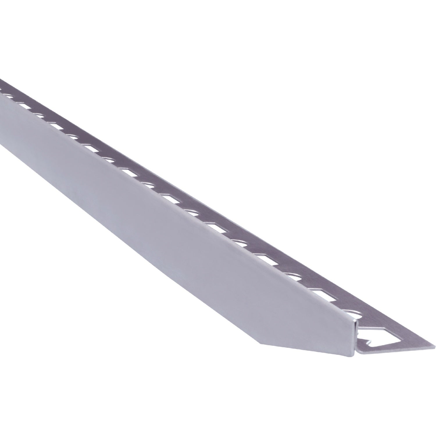 Profilé de pente pour sol wedi Fundo Riolito, inox brossé