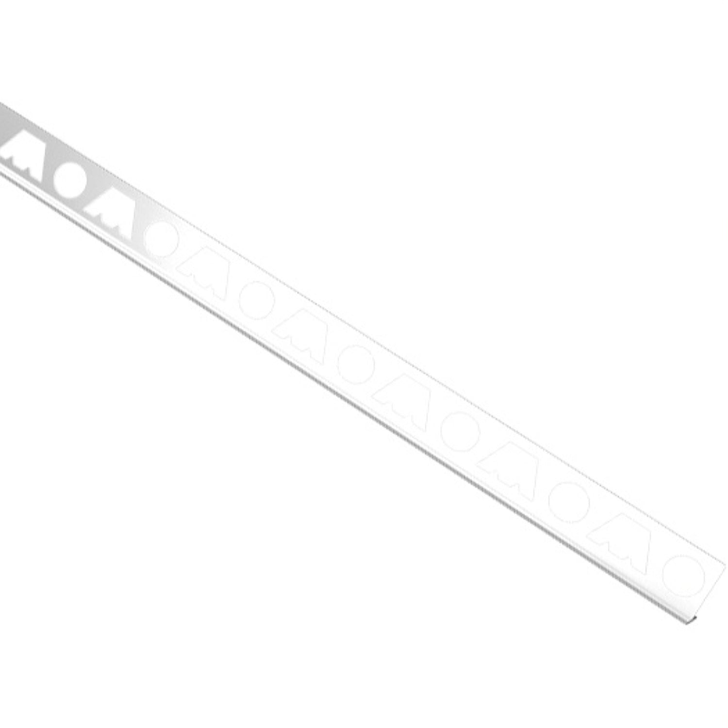 Profilé de pente pour sol wedi Fundo Riolito neo et Plano Linea, inox brossé