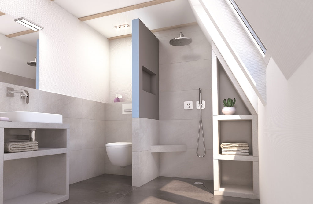 Cloison wedi Sanwell avec niche intégrée