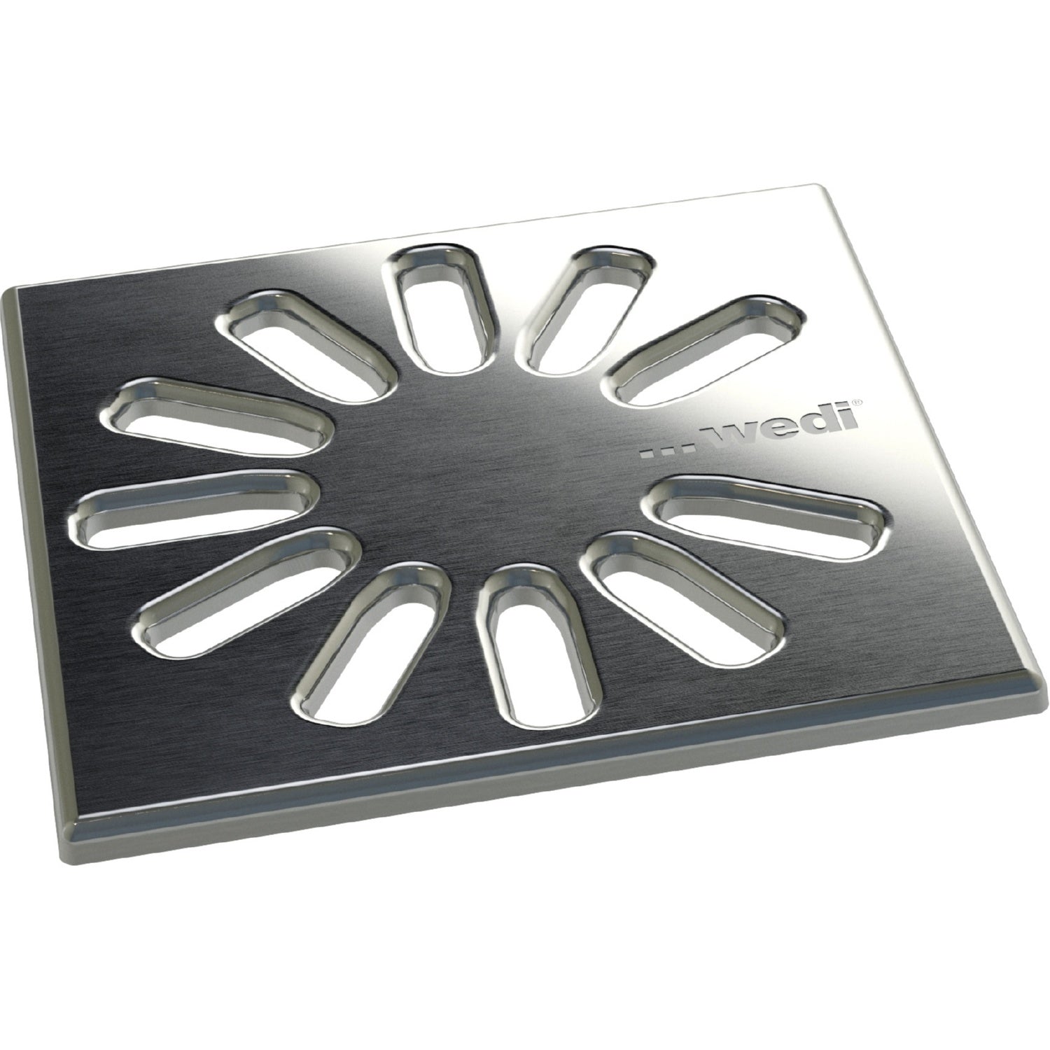 Grille wedi d’écoulement carrée 1.1 pour écoulements en un point