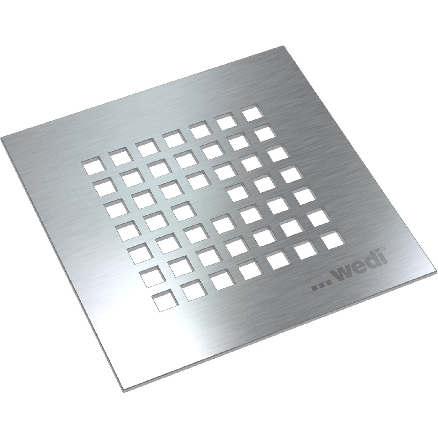 Receveur de douche complet wedi Fundo Integro carré, écoulement centré DN50