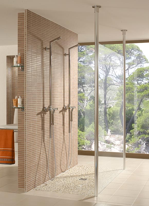 Receveur de douche wedi Fundo Primo rectangulaire, écoulement centré