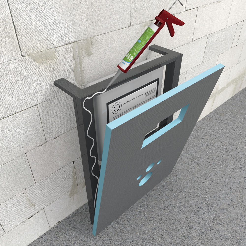 Panneau d’habillage renforcé pour bâti-supports wedi I-Board Plus