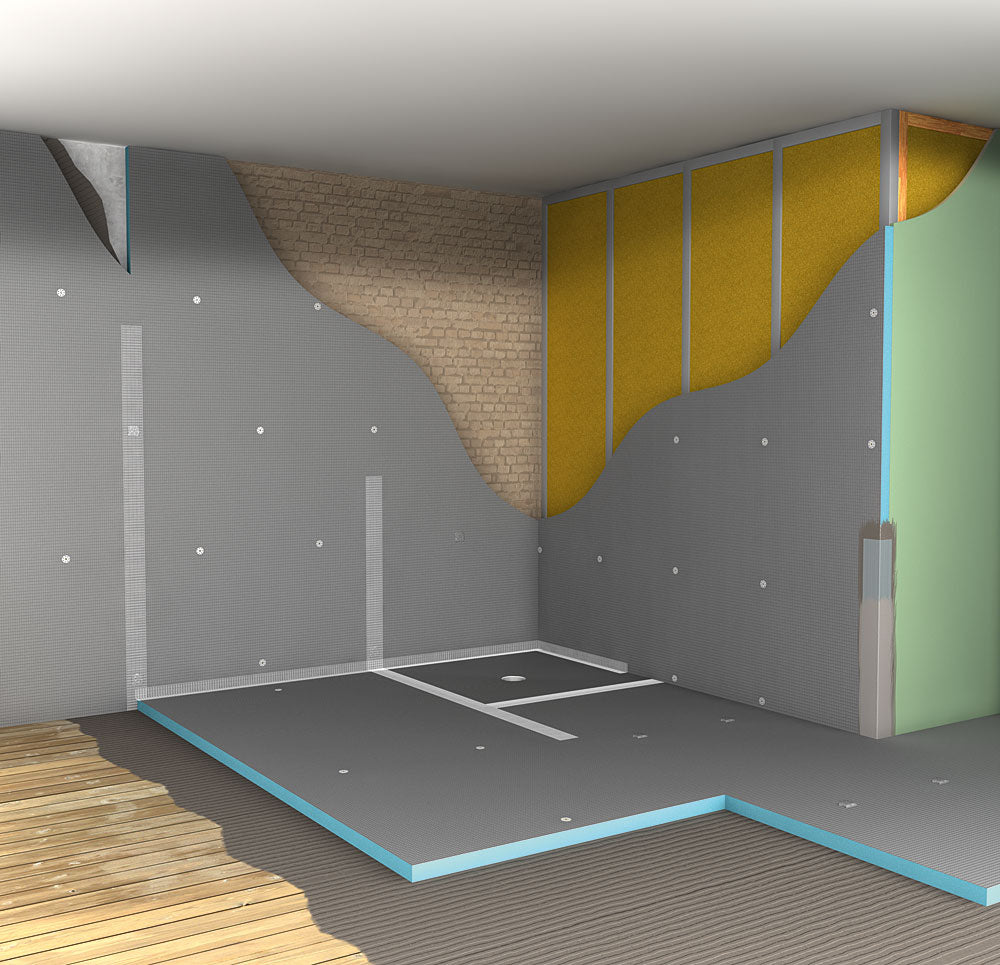 Chevilles de fixation métallique en acier wedi