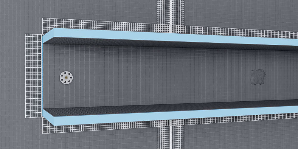 Chevilles de fixation métallique en acier wedi