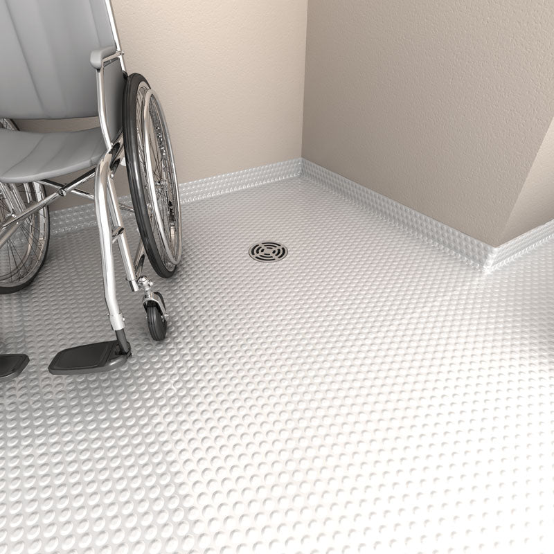 Receveur de douche wedi Solso pour le revêtement de surface PVC