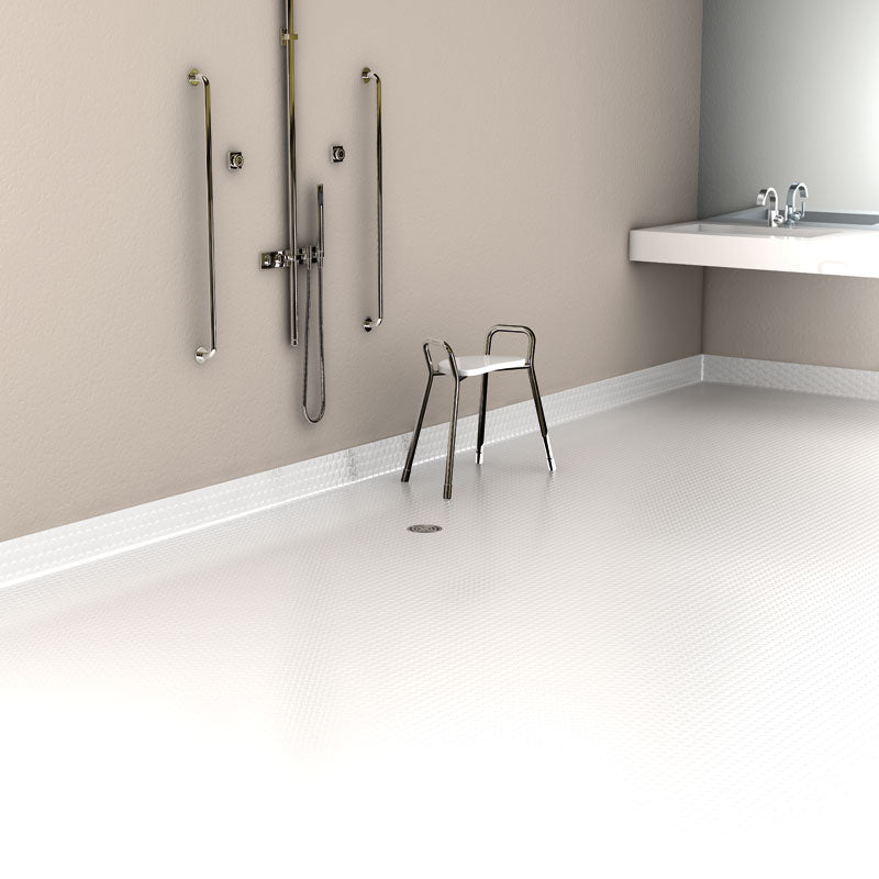 Receveur de douche wedi Solso pour le revêtement de surface PVC