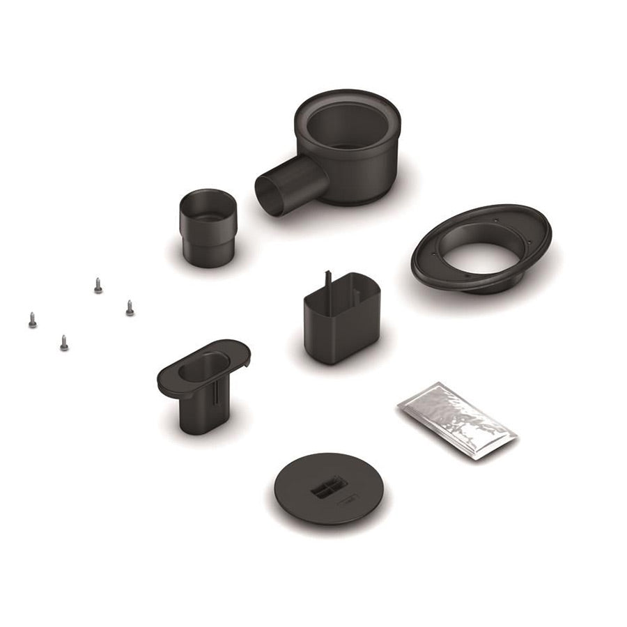 Écoulement linéaire horizontal DN 50 wedi Fundo