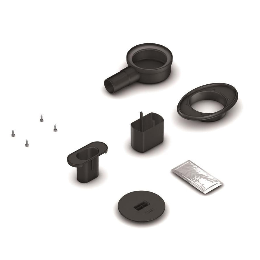 Écoulement linéaire horizontal Mini Max DN 40 wedi Fundo
