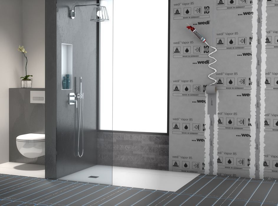 Panneau de construction wedi PreLine pour plancher chauffant