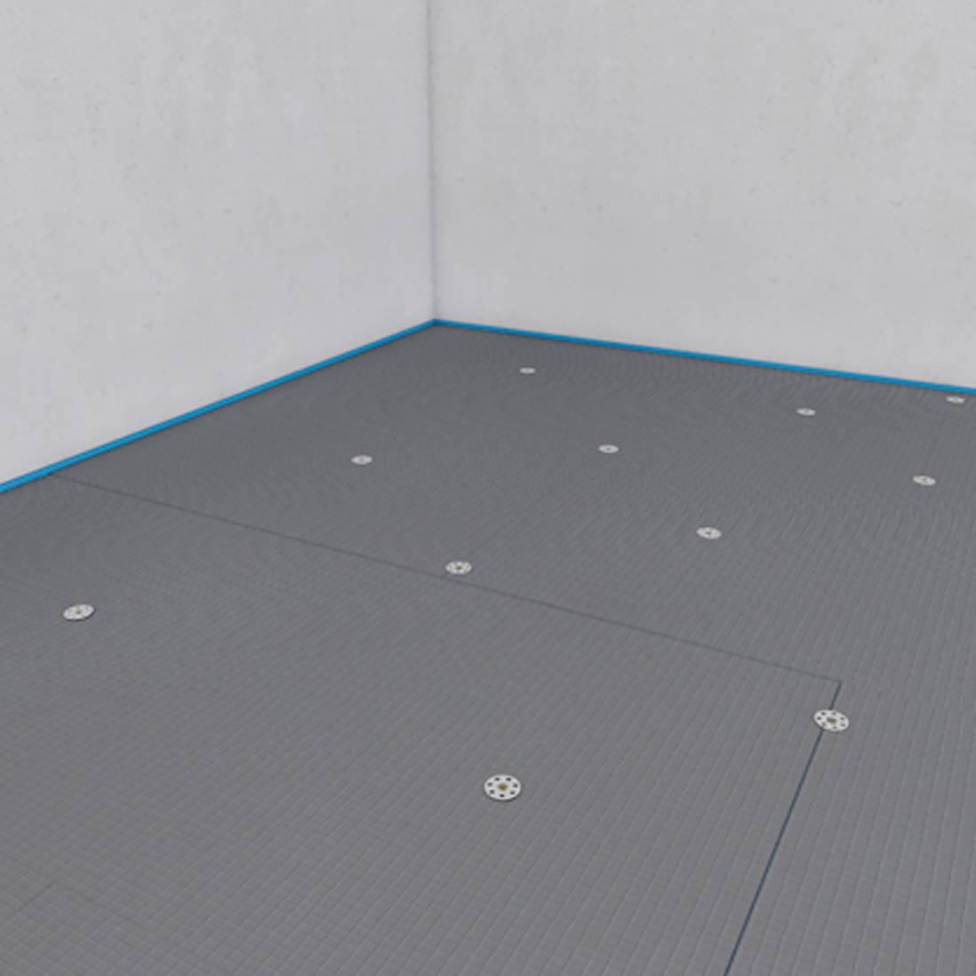 Chevilles de fixation métallique en acier wedi