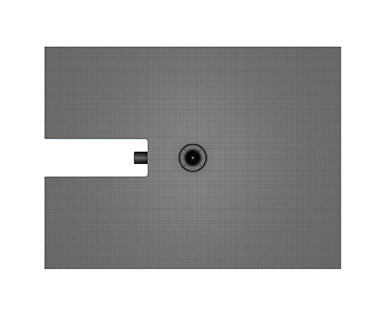 Receveur de douche complet wedi Fundo Plano rectangulaire, écoulement centré DN40