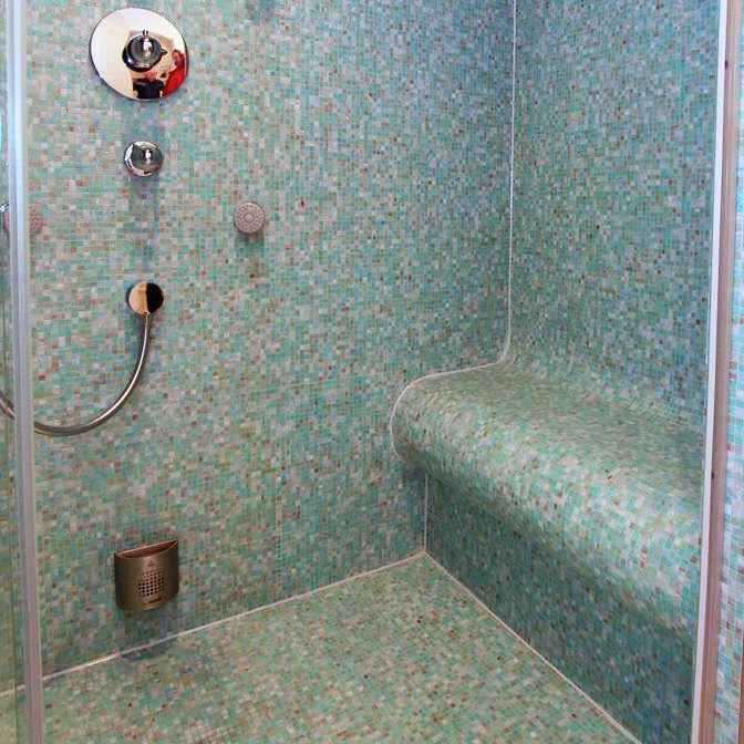 Socle d'angle à 90° wedi Sanoasa Bellina, pour élément d'angle Bellina