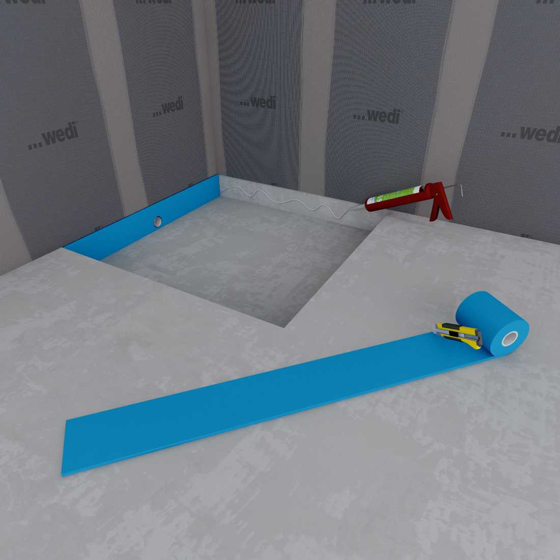 Bande de désolidarisation wedi Tools