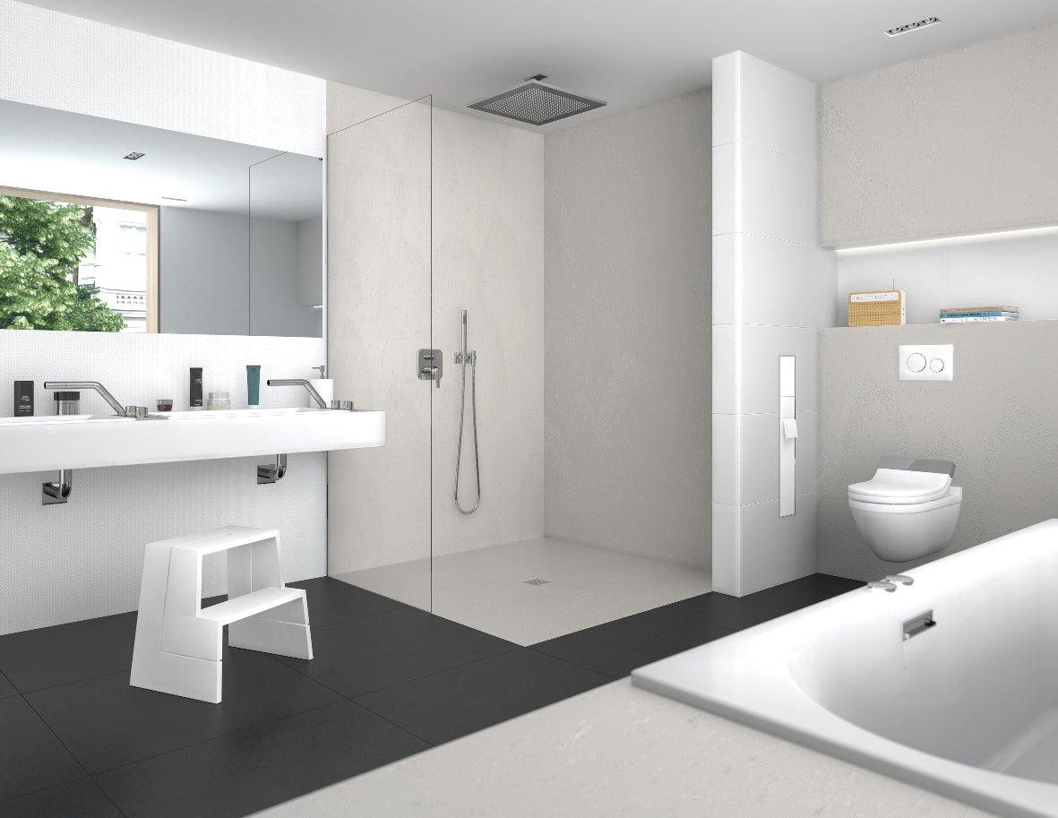 Fundo Top Plano revêtement prêt-à-poser, apparence pierre naturelle, stone gris