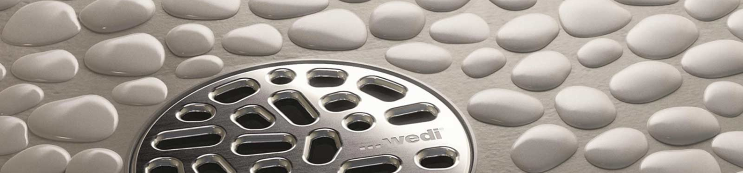 Écoulements, grilles, cadres, barrettes et profilés de finition