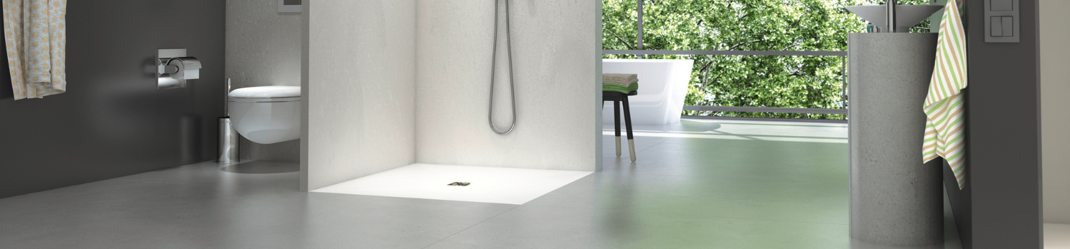 Receveurs de douche à écoulement ponctuel