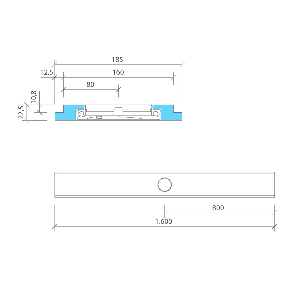 Support de barrette d’écoulement Fundo Flex