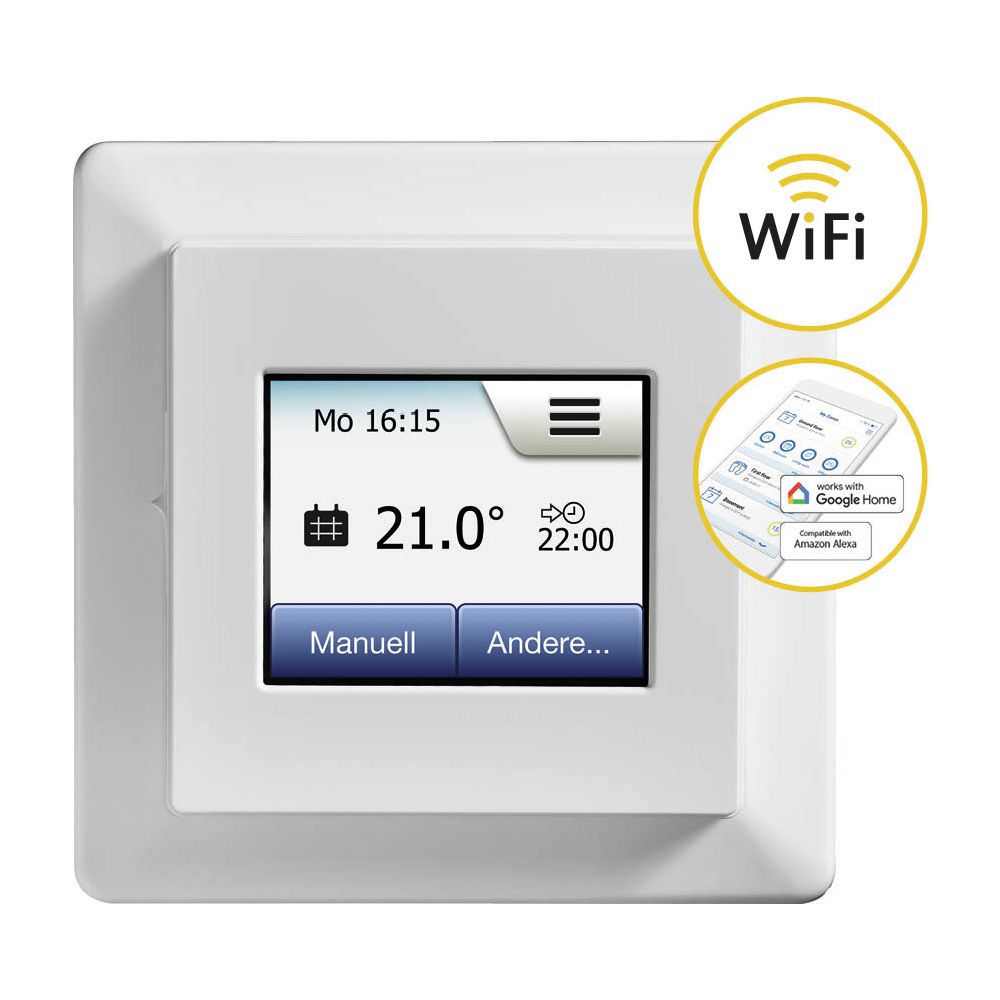 GUTJAHR - IndorTec THERM-E T TS Smart Thermostat avec une sonde de contrôle de température - 82012306TE